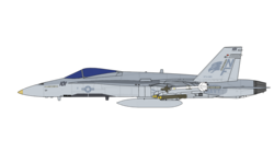 NF101, an F/A-18A Hornet assigned to VFA-195 Dambusters aboard the USS Midway, CV-41 in the 1991 Gulf War