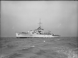 A small warship