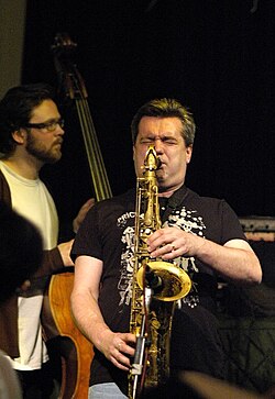 Mark Lockheart performing with Polar Bear