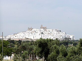 The village of Ostuni that lends its name to the DOC region