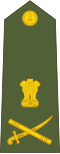 Lieutenant general लेफ्टिनेंट - जनरल[23] (Indian Army)