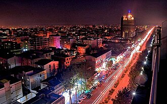 Amol city Steet at Night