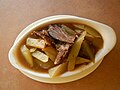 Chayote with beef (Philippines).