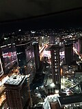 Night skyline with stadium (2024)