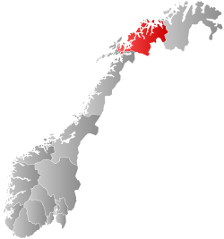 Troms within Norway