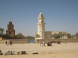 The Grand Mosque of Abéché on the central square (the Place de l'Indépendance)