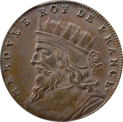 Médaille Roi de France Mérovée