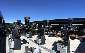 The array of twelve 0.2-metre robotic telescopes