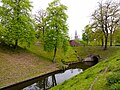 Fortifications with gate around the old city of Steenwijk.