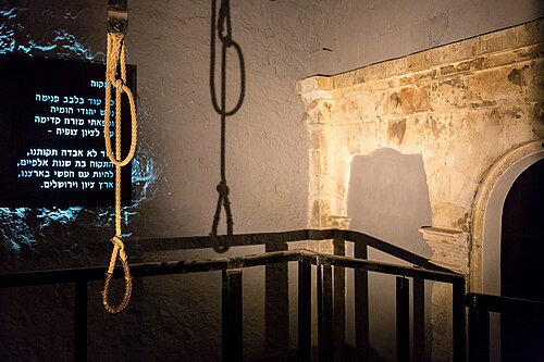 The intended location of the suicide attack was the gallows.