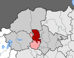 Location within the regional unit