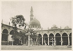 The mosque in 1916 from the inner courtyard