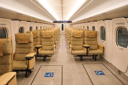 Reserved seating with wheelchair space