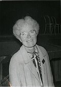 Dame Kathleen Lonsdale, crystallographer, first female professor at University College London