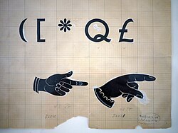 manicules and punctuation