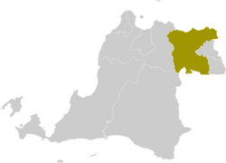 Location within Banten