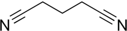Structural formula of glutoronitrile