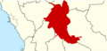 Map of the areas where they were active in 2023