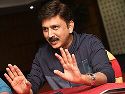 Ramesh talking at a radio show