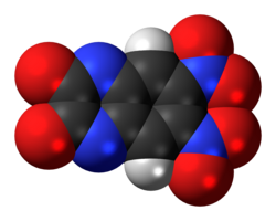 Space-filling model of DNQX