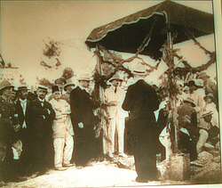 Hebrew University cornerstone ceremony, 1918