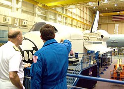 Shuttle simulator in Building 9 in 2006