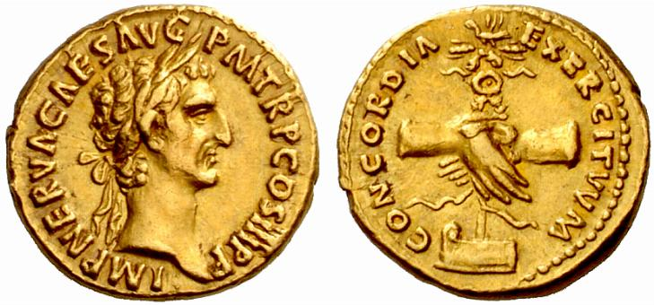 Handshake depicted on a Roman coin, with the name of the goddess Concordia (AD 97) Depictions of handshakes also appear in Archaic Greek, Etruscan and Roman funerary and non-funerary art. Muslim scholars have written that the custom of handshaking was introduced to them by the people of Yemen.