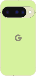 Diagram of a Pixel 10 smartphone in lemongrass.