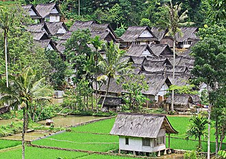 Traditional Jolopong shape of Sundanese people
