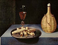 Lubin Baugin (c. 1610–1663), Le Dessert de gaufrettes (c. 1631), Musée du Louvre, Paris