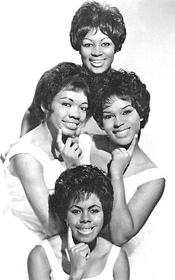 The Shirelles in 1962; clockwise from top: Addie Harris, Shirley Owens, Beverly Lee, and Doris Coley