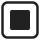 A black square