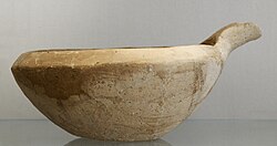 Terracotta vase, ca. 3500–2900 BC. From Girsu, Louvre Museum AO14342