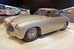 Prototype for the early 1952 Mercedes-Benz W194 racing cars, still with small "gullwing windows"
