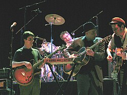 Rheostatics (2007) L–R: Tim Vesely, Michael Phillip Wojewoda, Dave Bidini, Martin Tielli