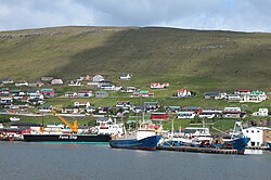 The harbour in Runavík