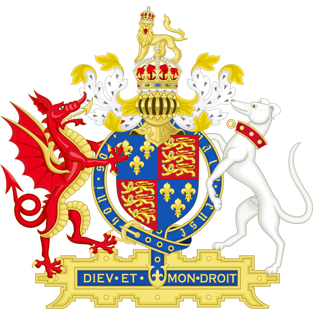 Coat of Arms of Henry VIII of England (1509-1547).svg