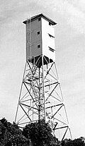 Steel fire control tower