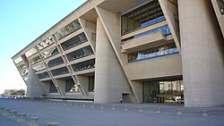A photograph of the Dallas City Hall