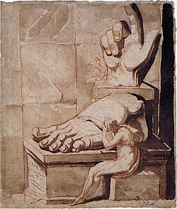 The Artist's Despair Before the Grandeur of Ancient Ruins, 1778–79