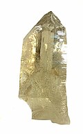 Natural citrine crystal from Brazil