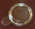 Glass Grab-it lid, 5+1⁄2 inches (140 mm) in diameter (not counting handle)