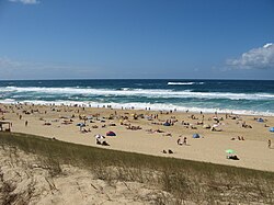 The beach at Messanges