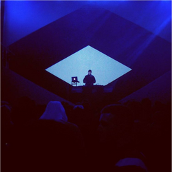 Gellaitry at the Panoramas festival [fr] in Morlaix 2016.