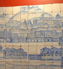 Azulejos of the Lisbon Cathedral, ca. 1755.[36]