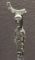Figurine believed to be a representation of Odin found at the Uppåkra temple