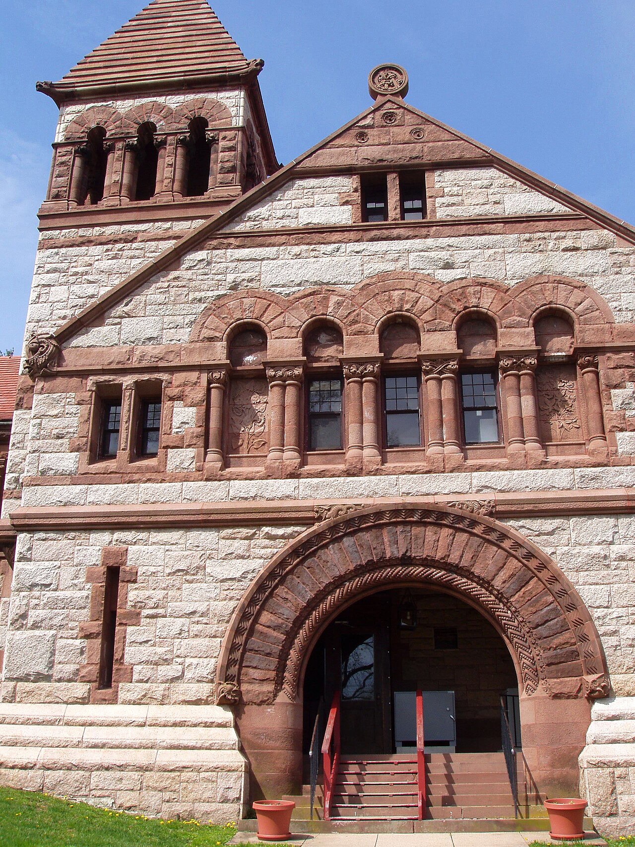 Ames Free Library (North Easton, MA) - front facade.JPG