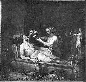 Medea rejuvenates Aeson by Giuseppe Asioli (1811)