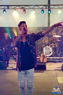 Boom Crash Opera headlining the 2017 Australia Day celebrations in Rooty Hill, New South Wales
