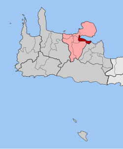 Location within the regional unit